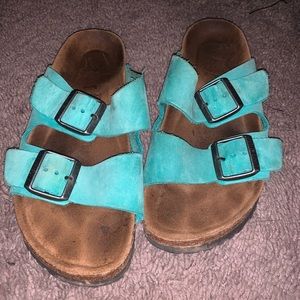 Teal Birkenstock’s